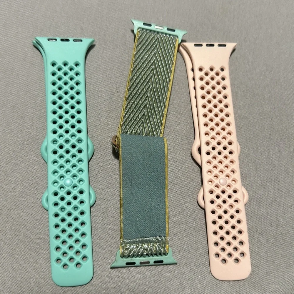 Apple Watch Bands - Pink & Green - 45